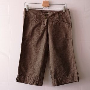 Dynamite Women's Long Shorts, Like New Linen-blend